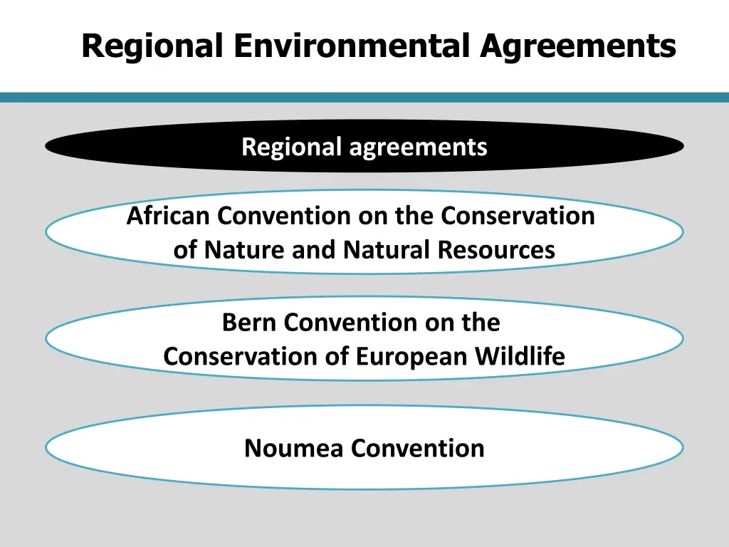 regional environmental agreements