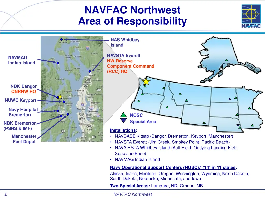 navfac northwest area of responsibility