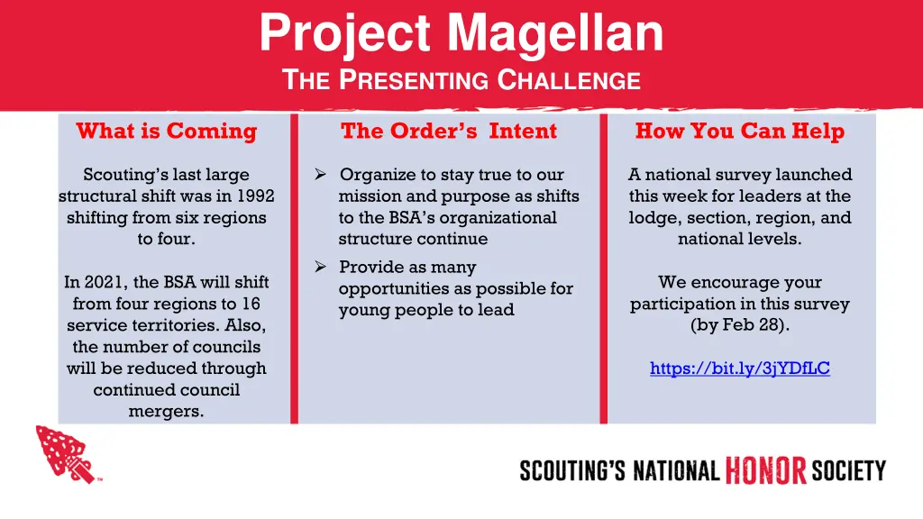 project magellan t he p resenting c hallenge