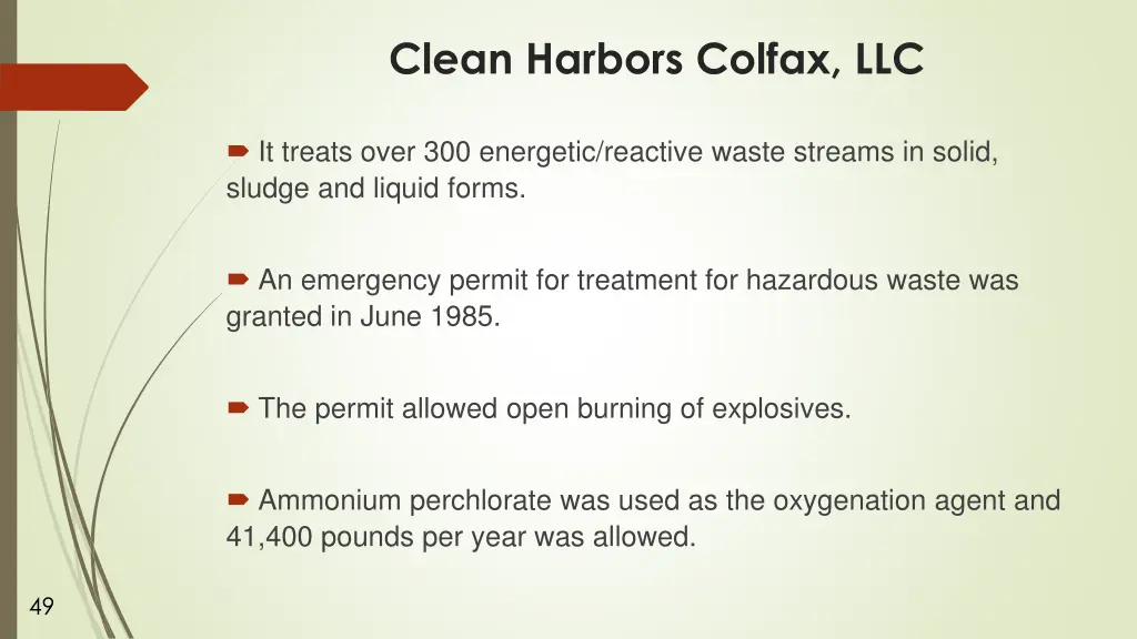 clean harbors colfax llc 1