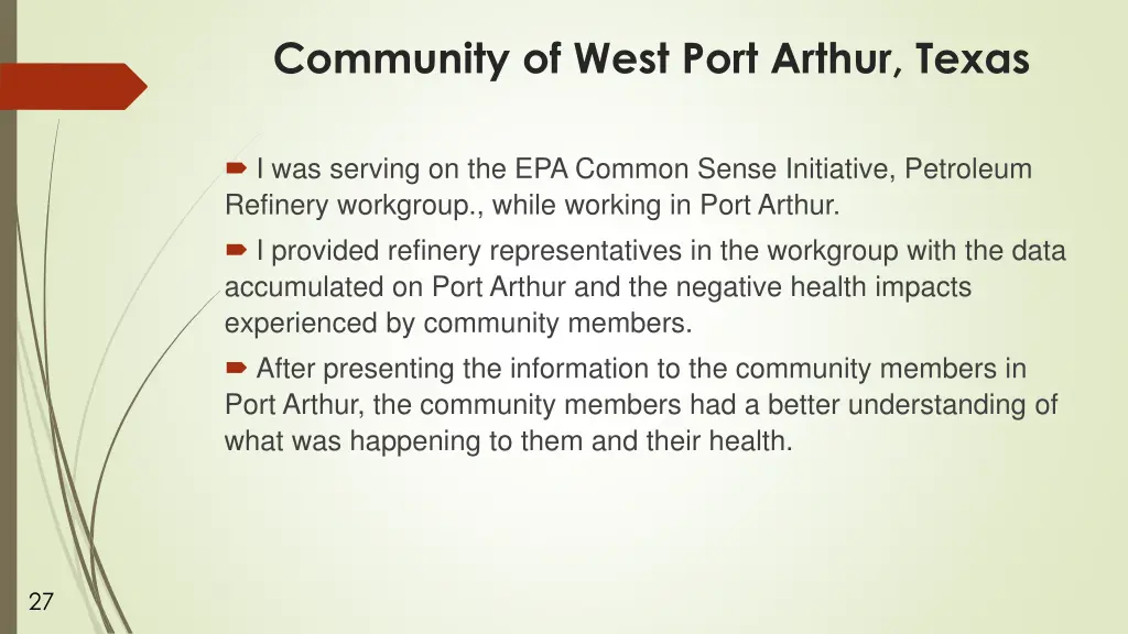 community of west port arthur texas 2