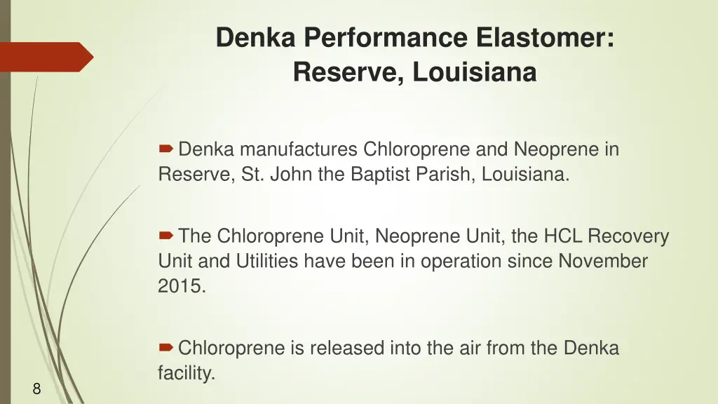 denka performance elastomer reserve louisiana