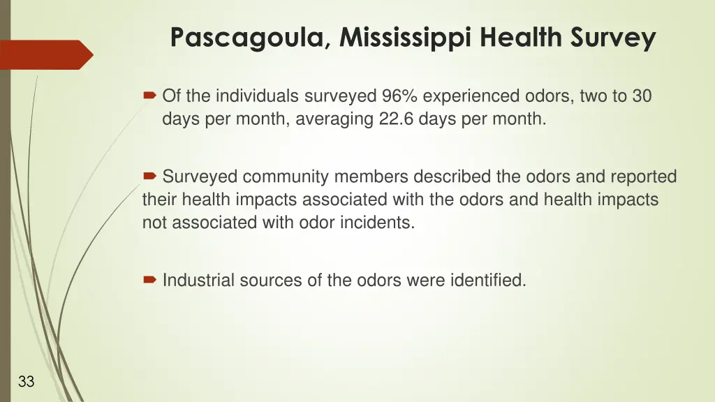 pascagoula mississippi health survey 3