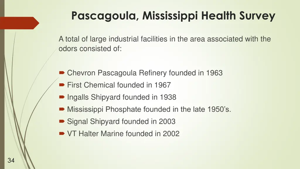 pascagoula mississippi health survey 4