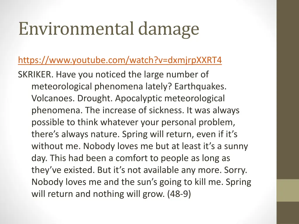 environmental damage 2