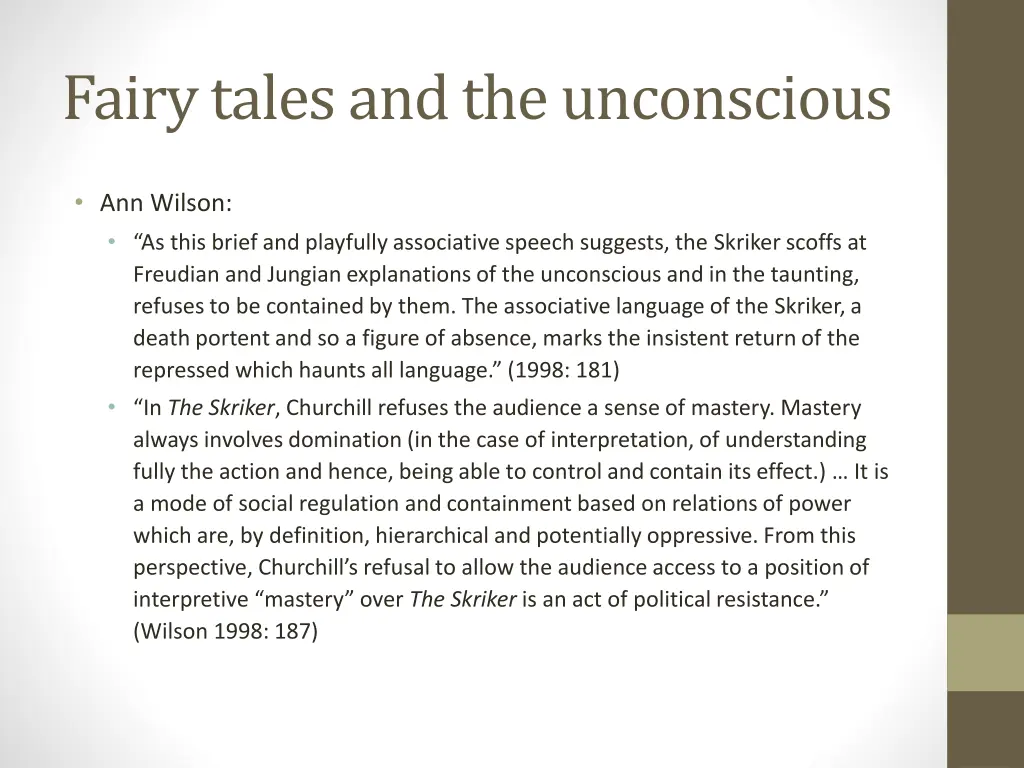 fairy tales and the unconscious 1