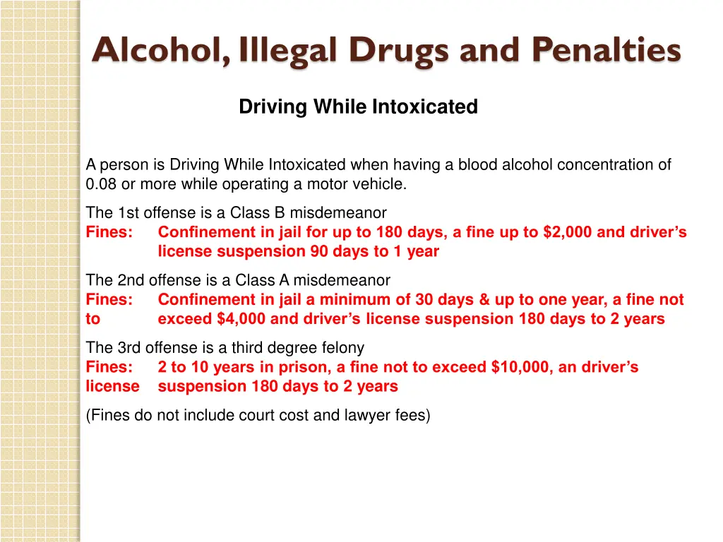 alcohol illegal drugs and penalties 3