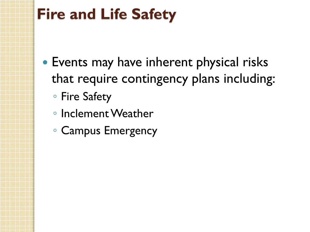 fire and life safety 1