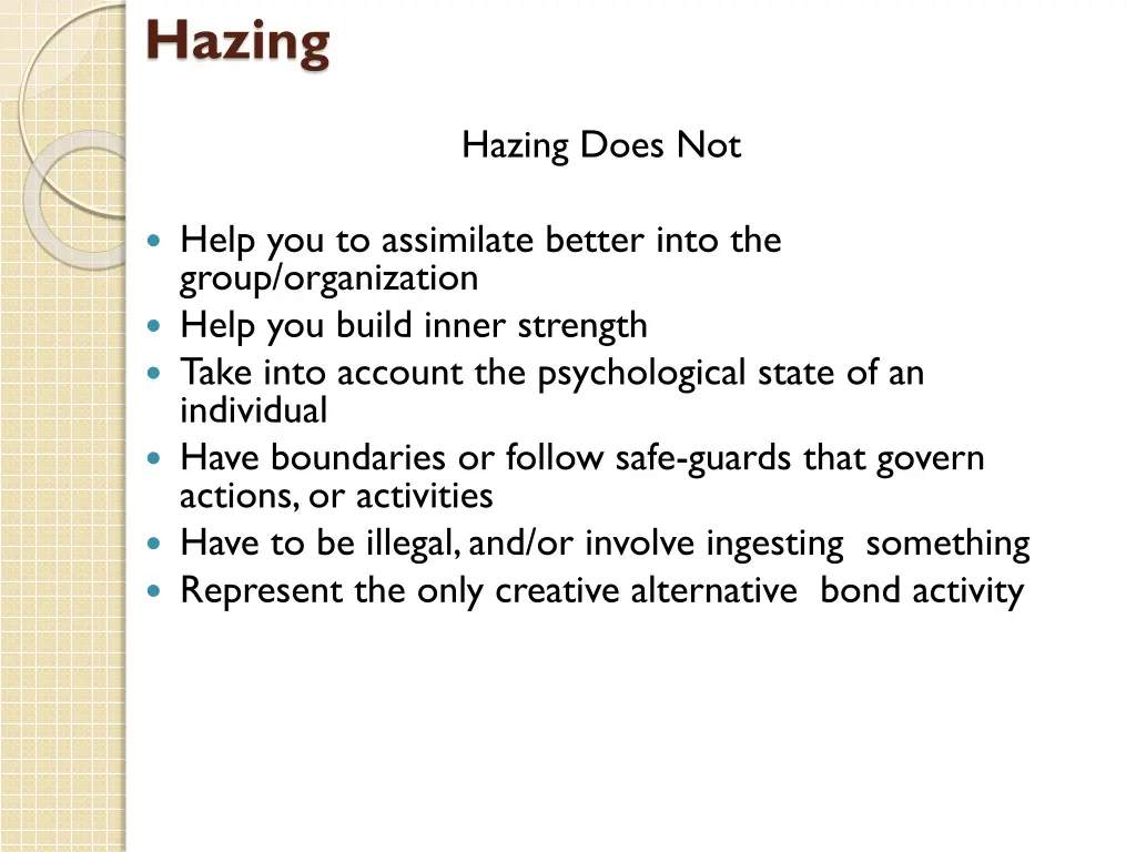 hazing 2