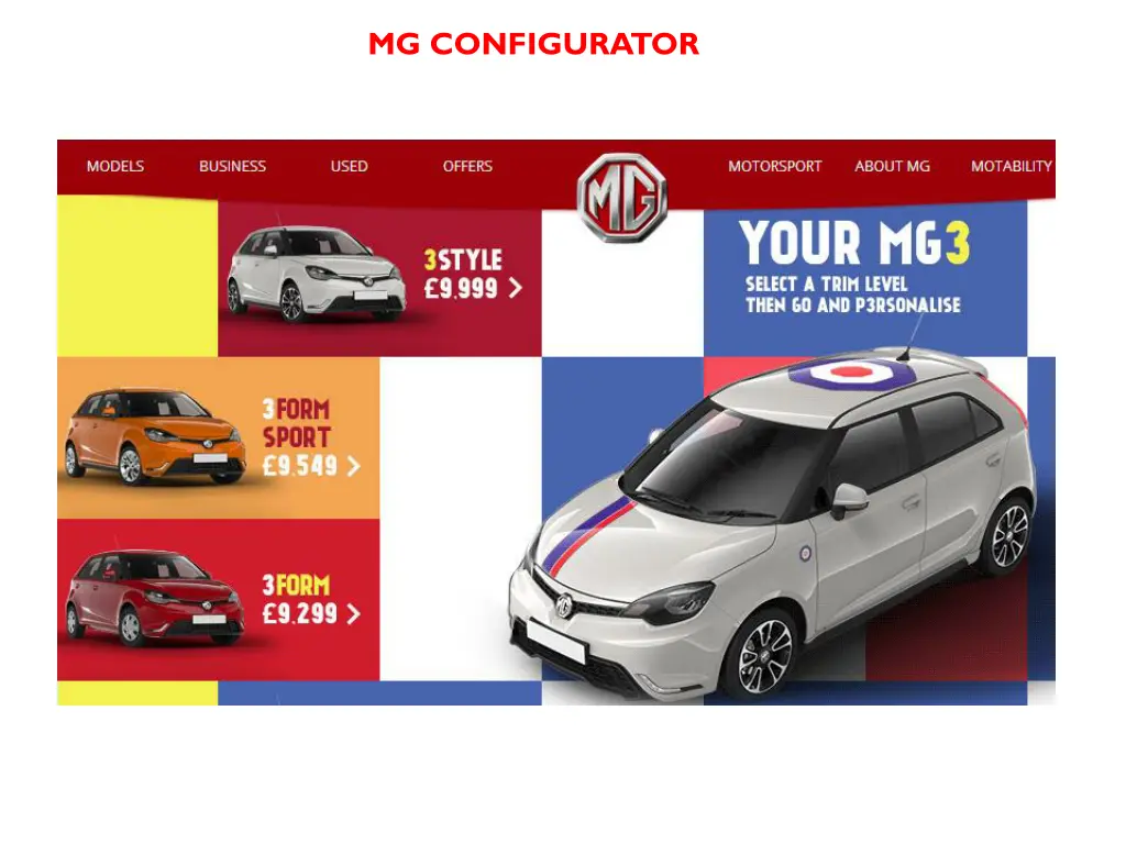 mg configurator