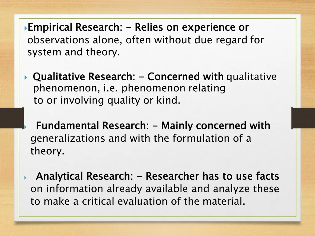 empirical research observations alone often