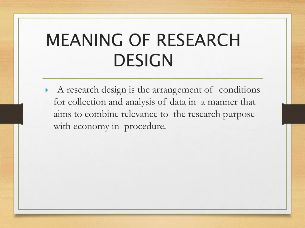 meaning of research design