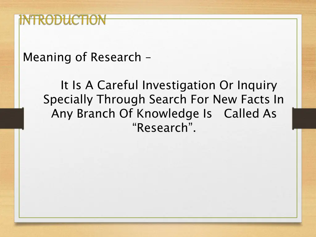 meaning of research