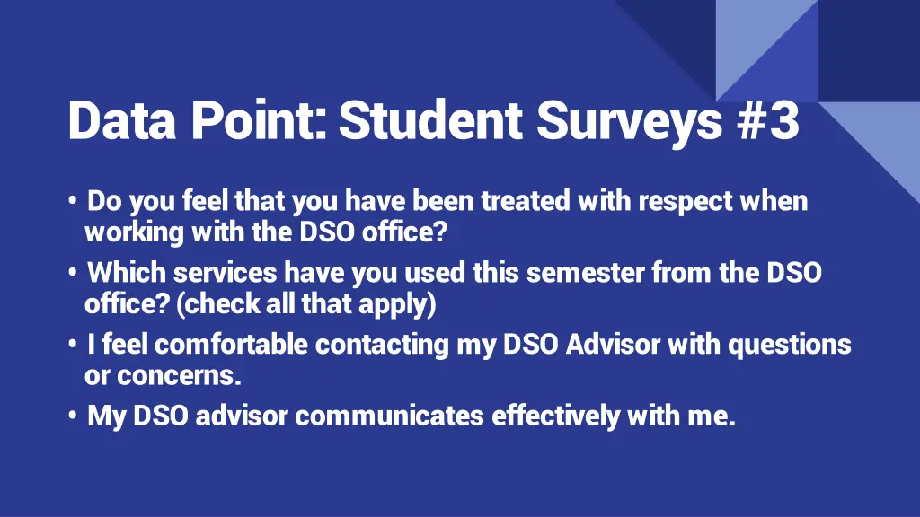 data point student surveys 3