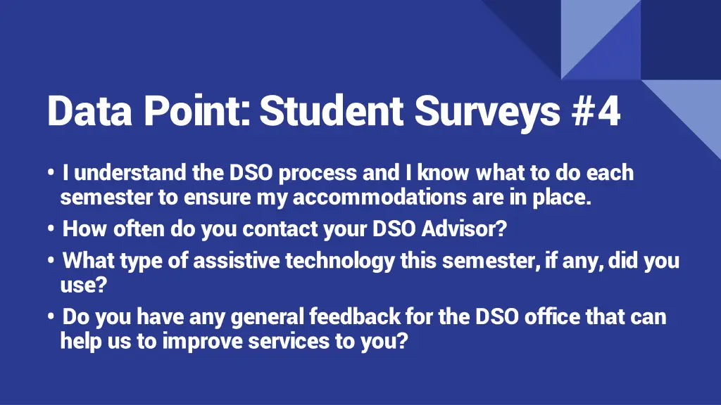 data point student surveys 4