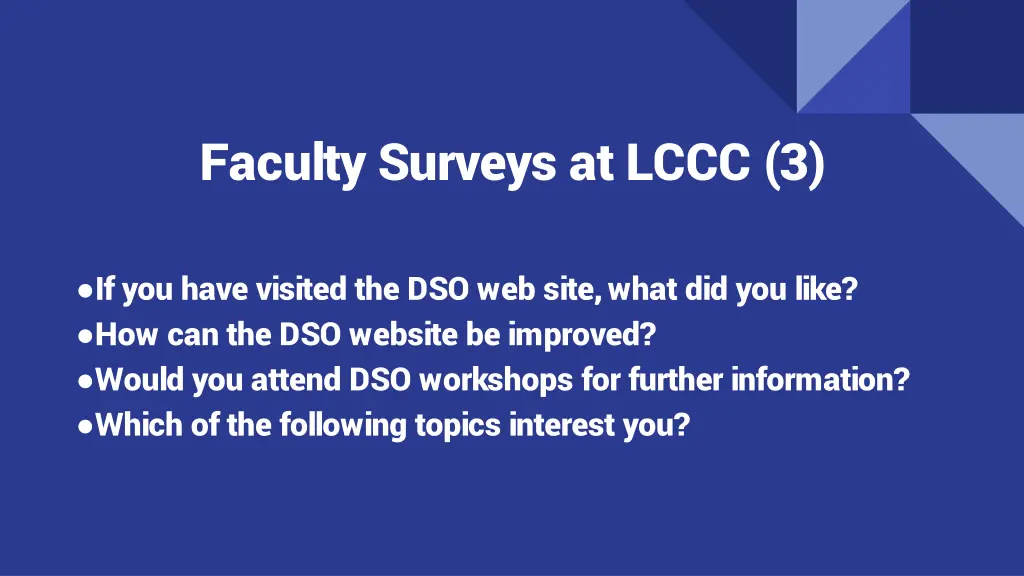 faculty surveys at lccc 3