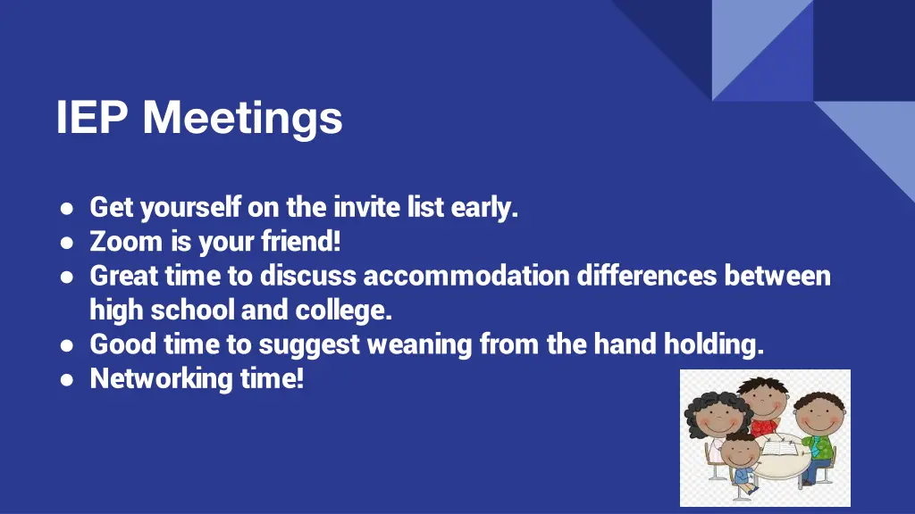 iep meetings