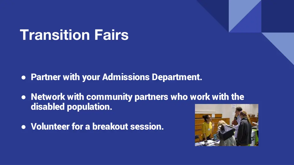 transition fairs