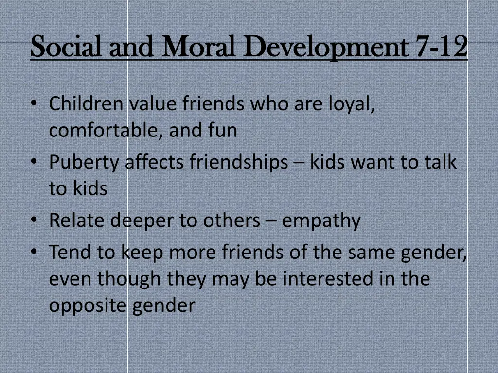 social and moral development 7 social and moral