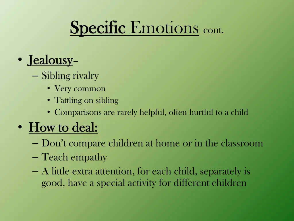 specific specific emotions cont