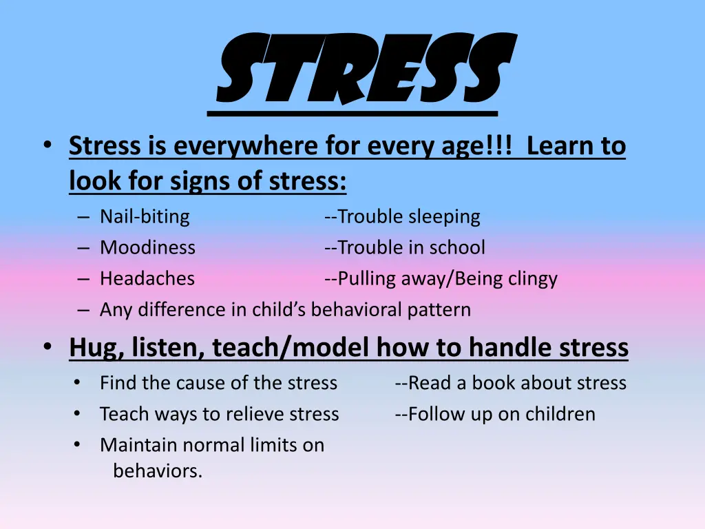 stress stress stress is everywhere for every