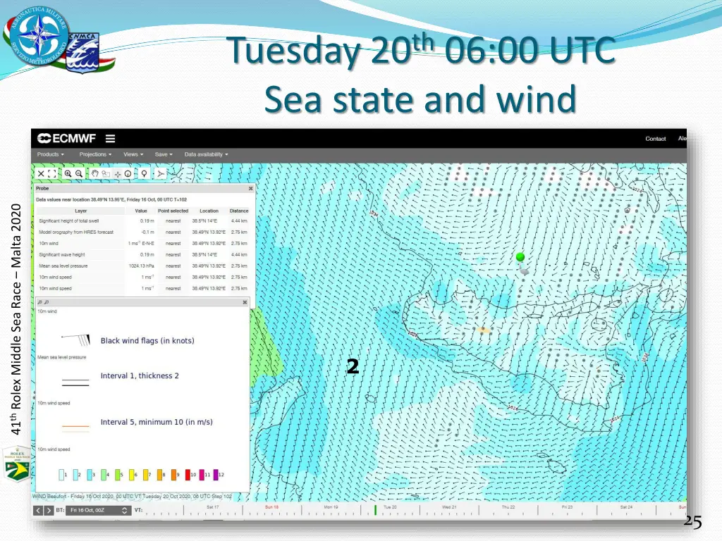 tuesday 20 th 06 00 utc sea state and wind