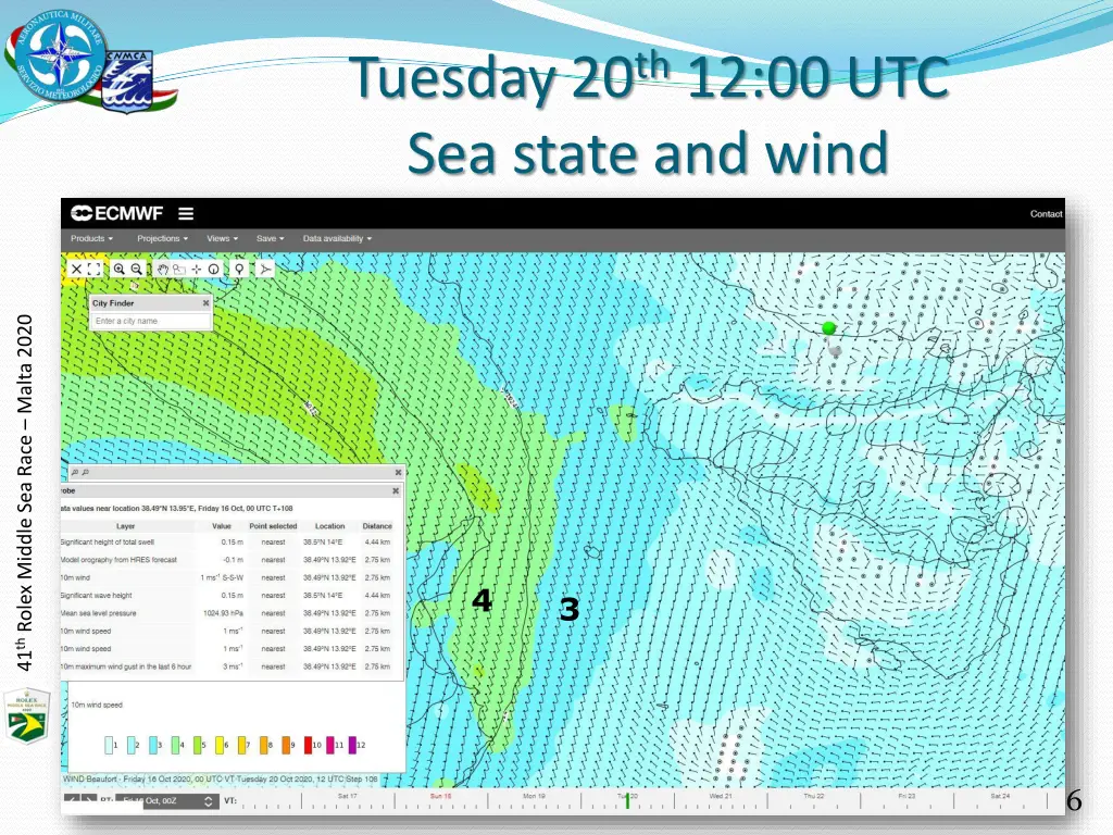 tuesday 20 th 12 00 utc sea state and wind