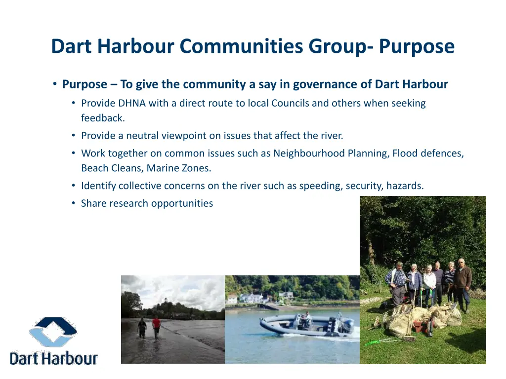 dart harbour communities group purpose