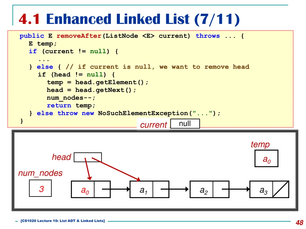 4 1 enhanced linked list 7 11