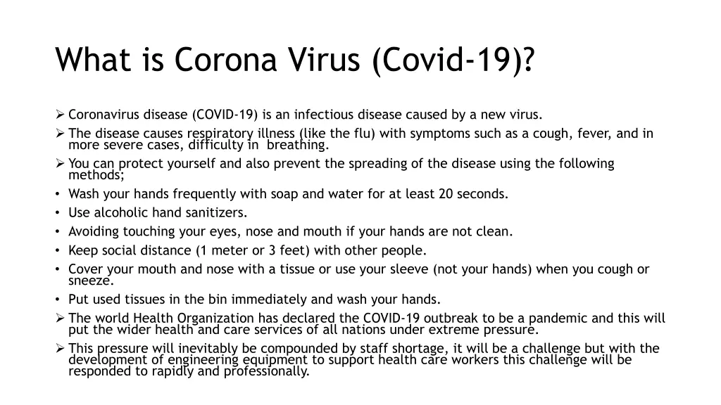 what is corona virus covid 19