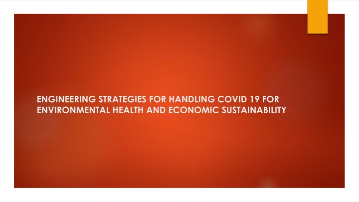 engineering strategies for handling covid