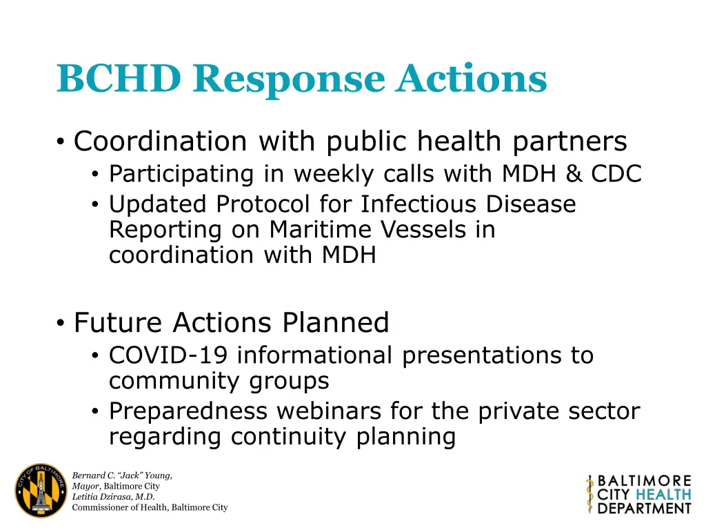 bchd response actions 2