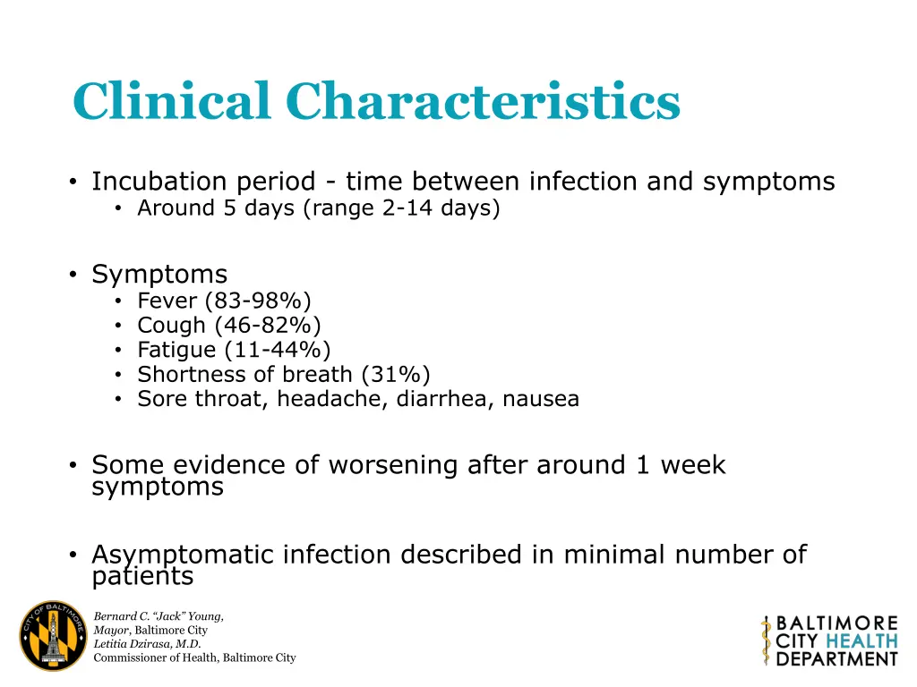 clinical characteristics