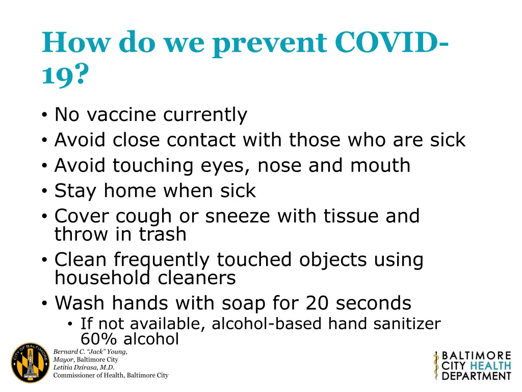 how do we prevent covid 19