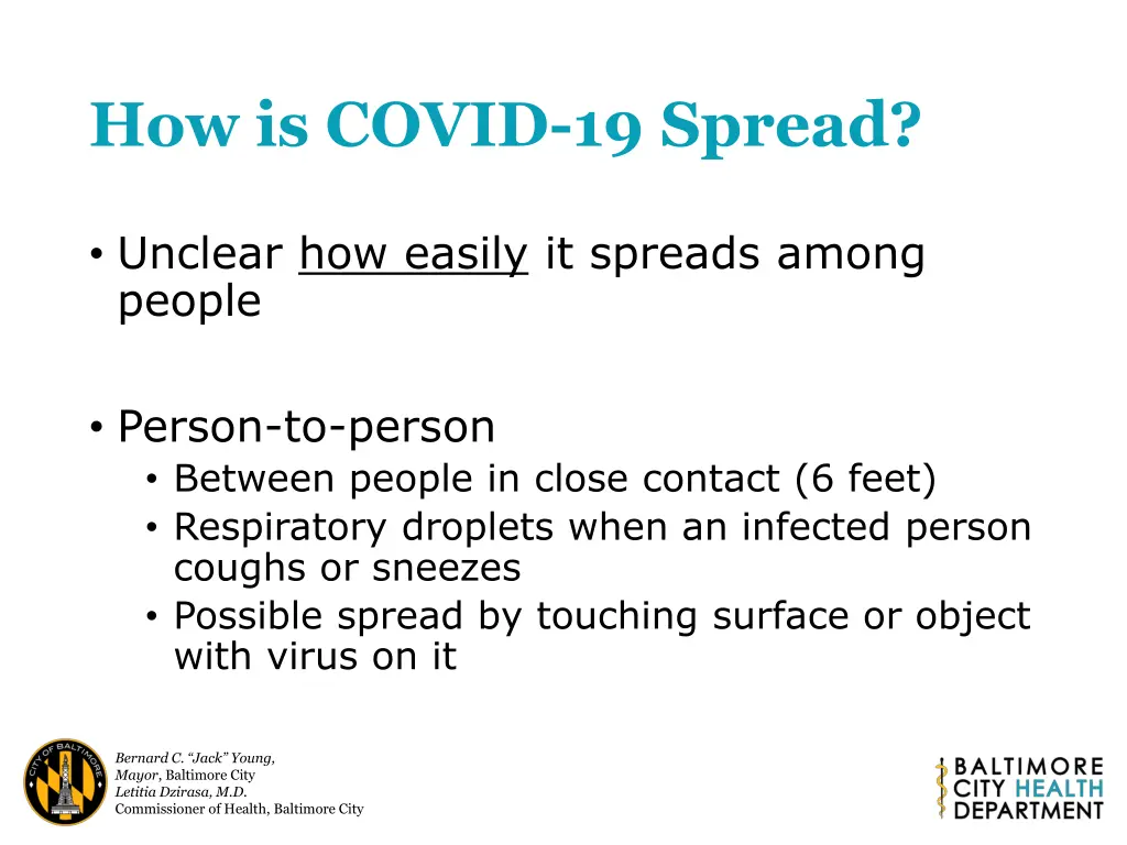 how is covid 19 spread