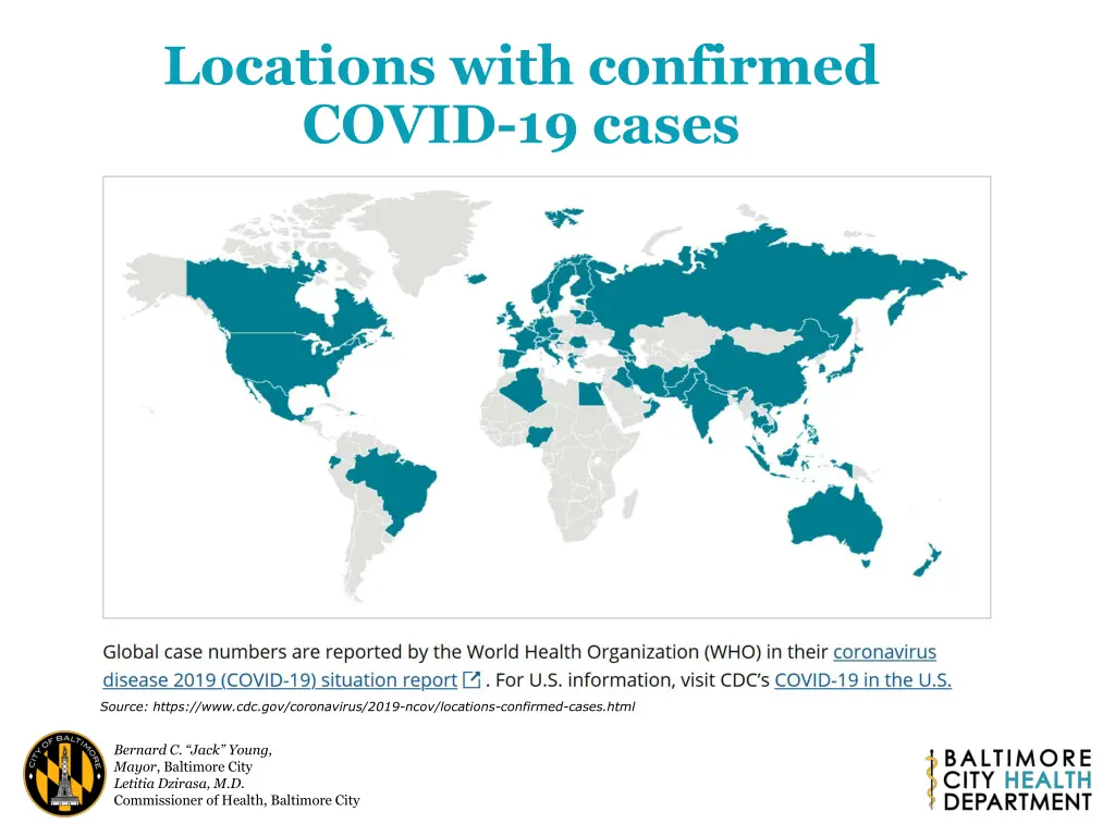 locations with confirmed covid 19 cases