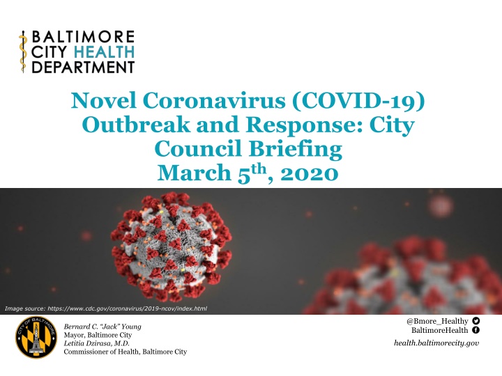 novel coronavirus covid 19 outbreak and response