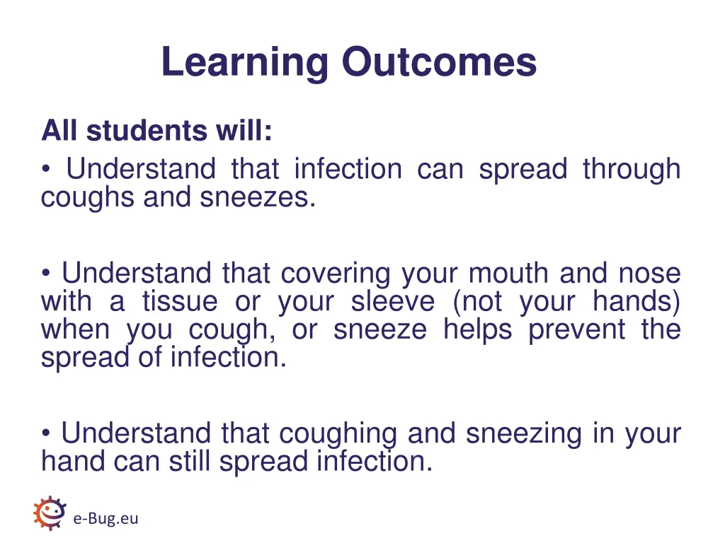 learning outcomes