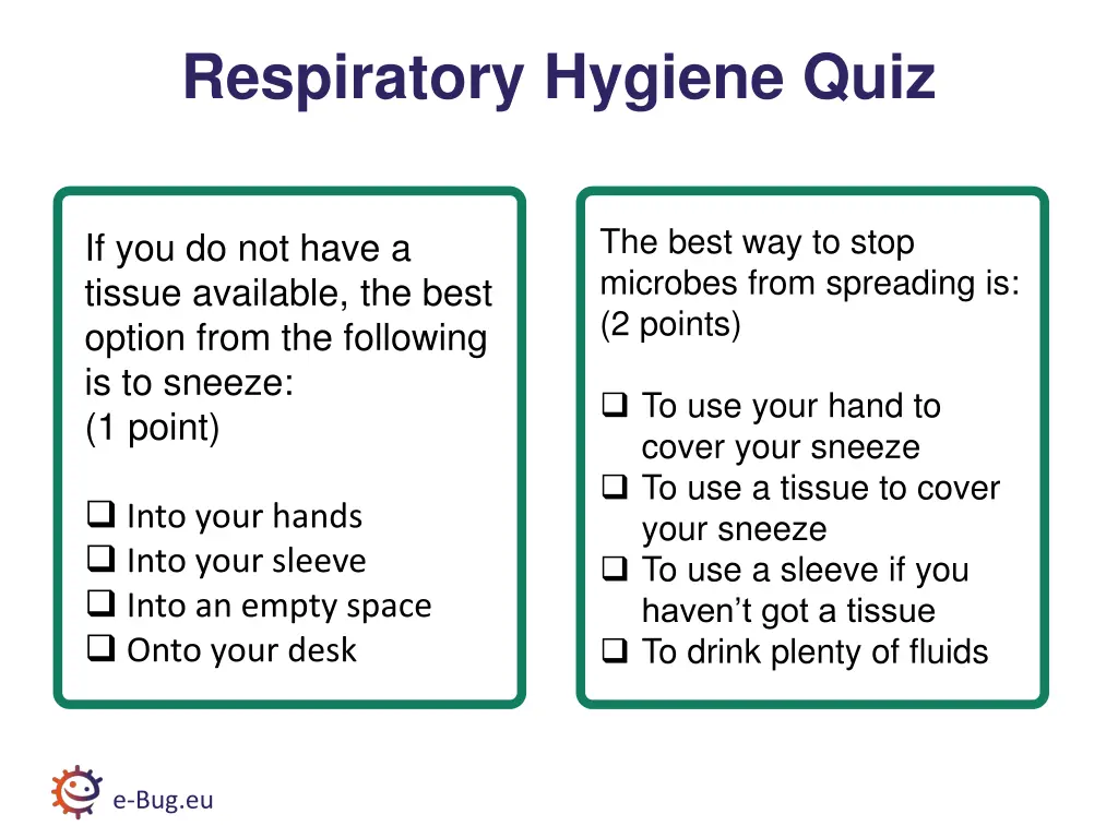 respiratory hygiene quiz 1