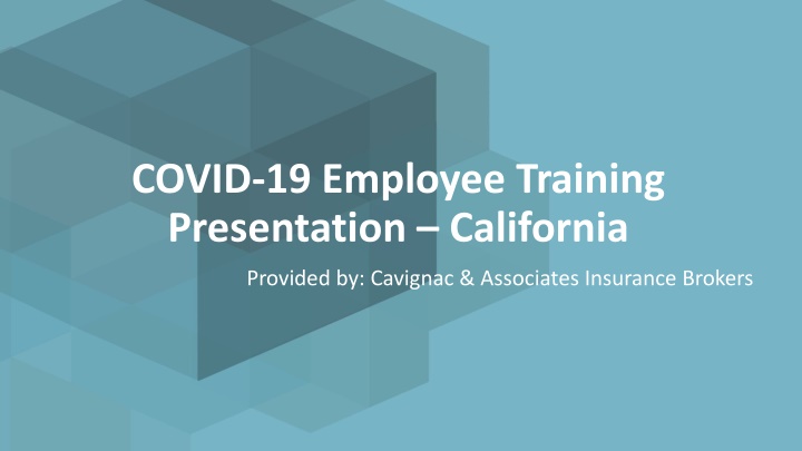 covid 19 employee training presentation california