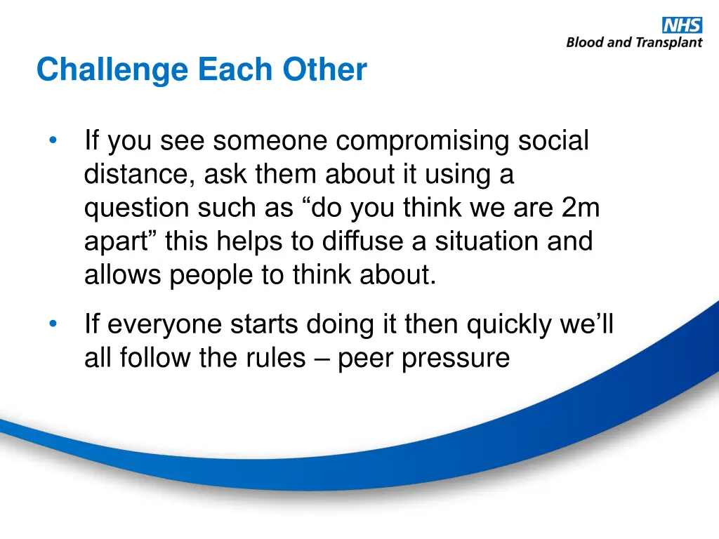 challenge each other 1