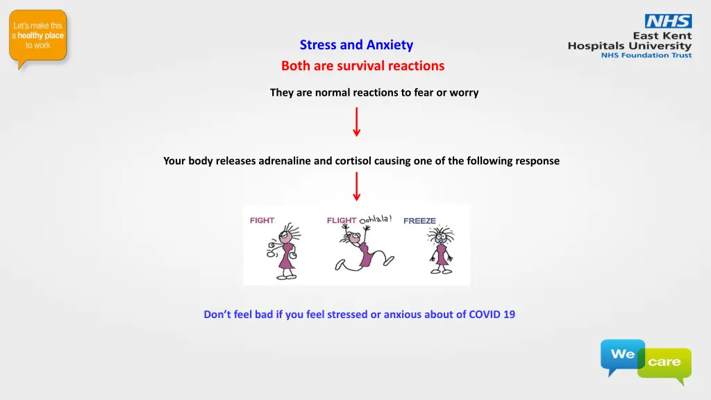 stress and anxiety both are survival reactions