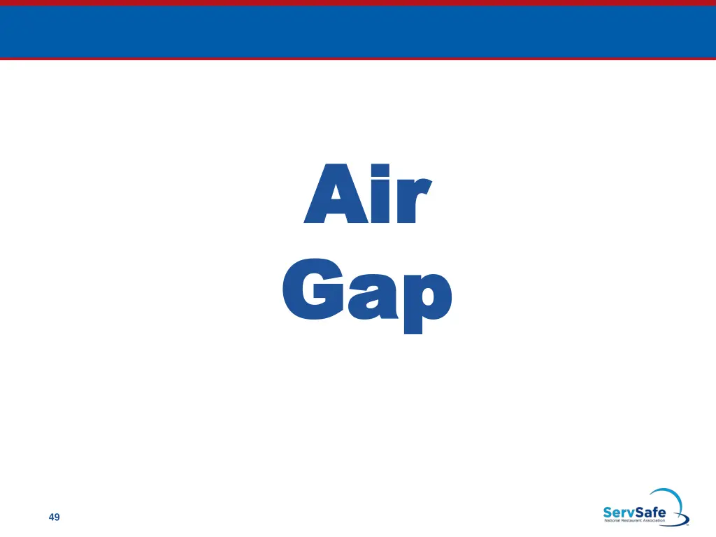 air air gap gap