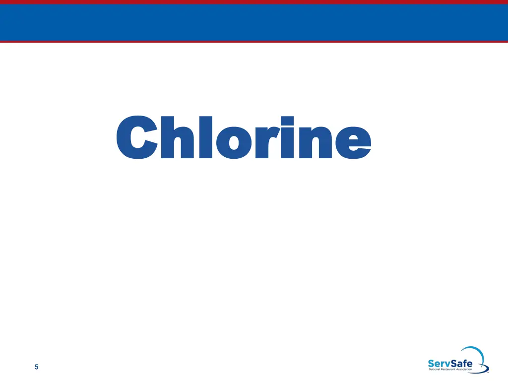 chlorine chlorine