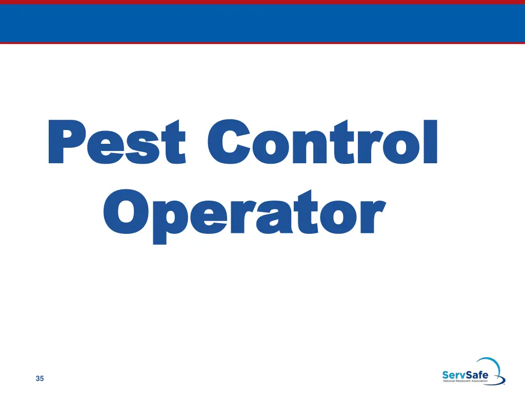 pest control pest control operator operator