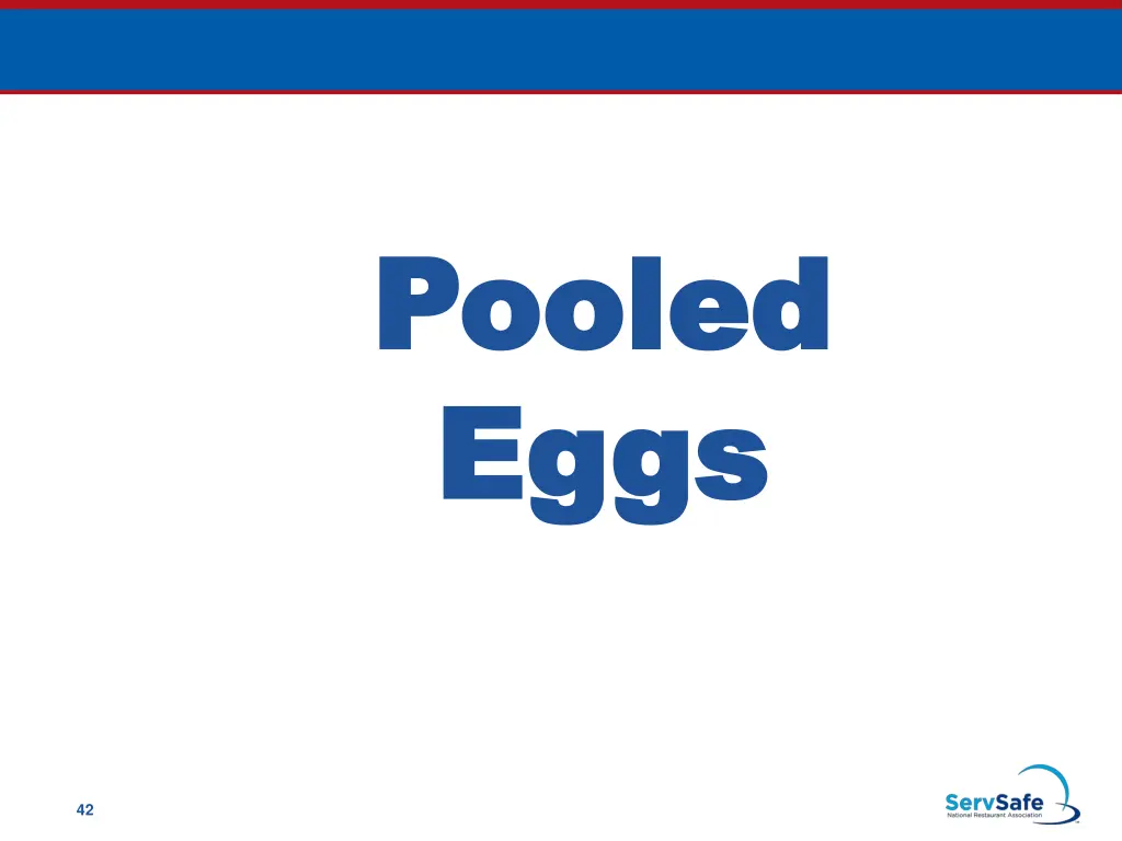 pooled pooled eggs eggs