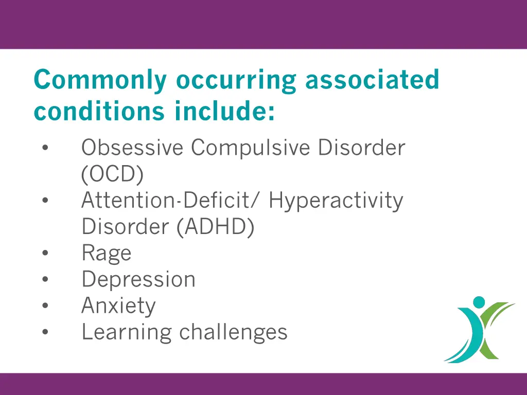 commonly occurring associated conditions include