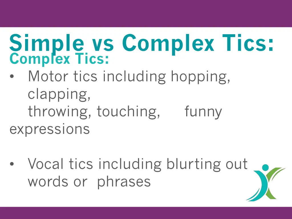 simple vs complex tics 1