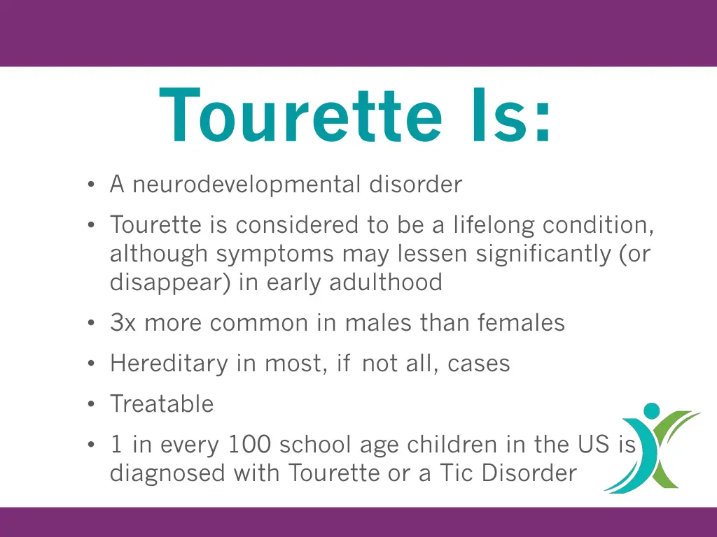 tourette is a neurodevelopmental disorder