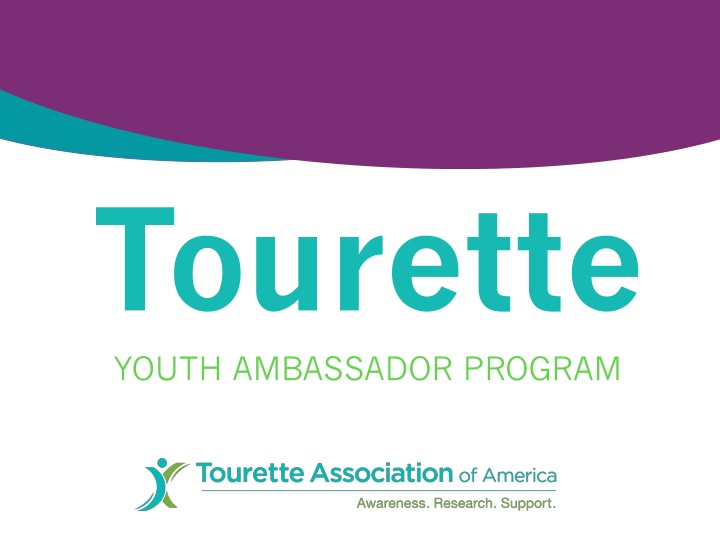 tourette youth ambassador program